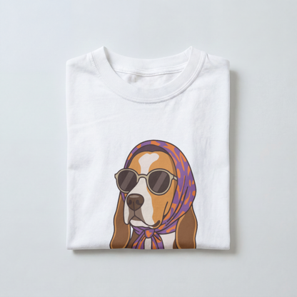 Saint Guas Mood Pet Capsule – Beagle Premium Oversize T-Shirt