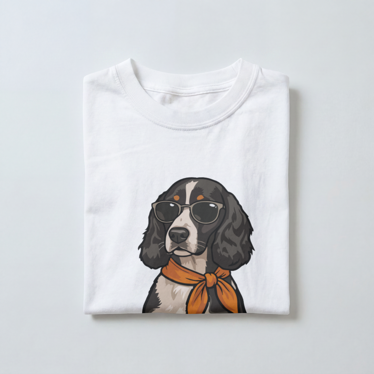 Saint Guas Mood Pet Capsule – Cocker Spaniel Premium Oversize T-Shirt
