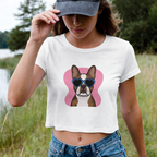 Saint Guas Mood Pet Capsule - Frenchie Premium Crop T-Shirt