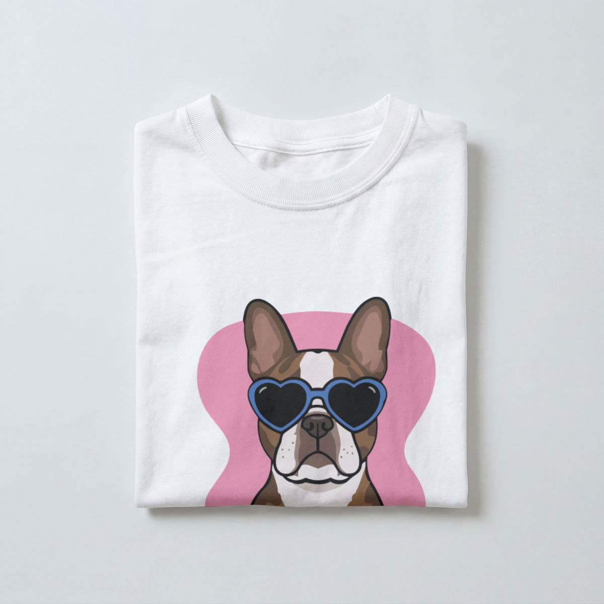 Saint Guas Mood Pet Capsule – Frenchie Premium Oversize T-Shirt