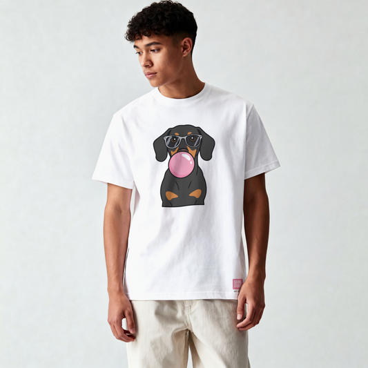 Saint Guas Mood Pet Capsule – Black Lab Premium Oversize T-Shirt