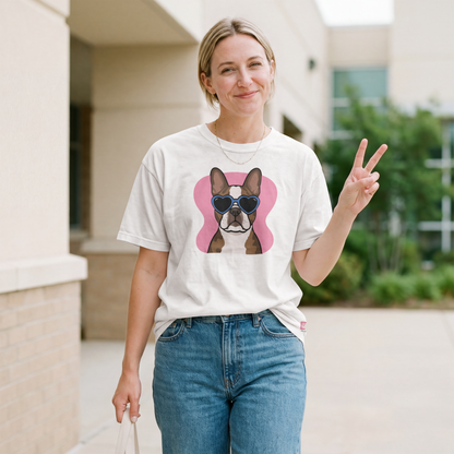 Saint Guas Mood Pet Capsule – Frenchie Premium Oversize T-Shirt
