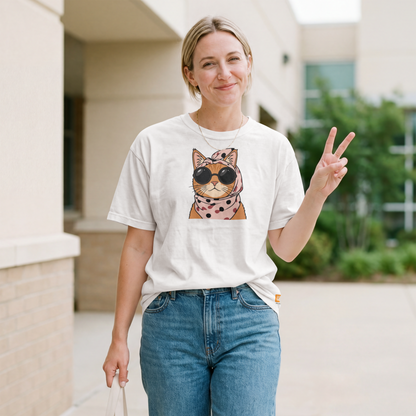Saint Guas Mood Pet Capsule – Cool Cat Premium Oversize T-Shirt