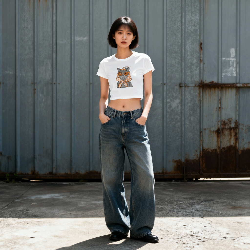 Saint Guas Mood Pet Capsule - Catue Premium Crop T-Shirt
