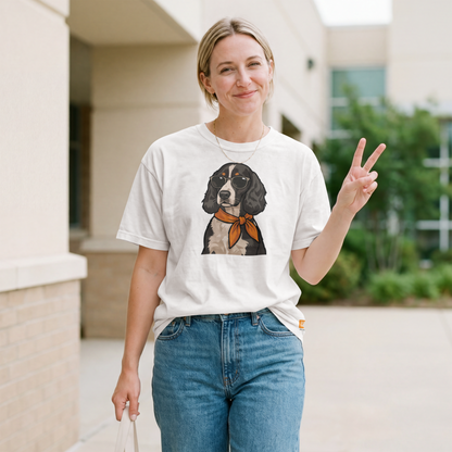 Saint Guas Mood Pet Capsule – Cocker Spaniel Premium Oversize T-Shirt