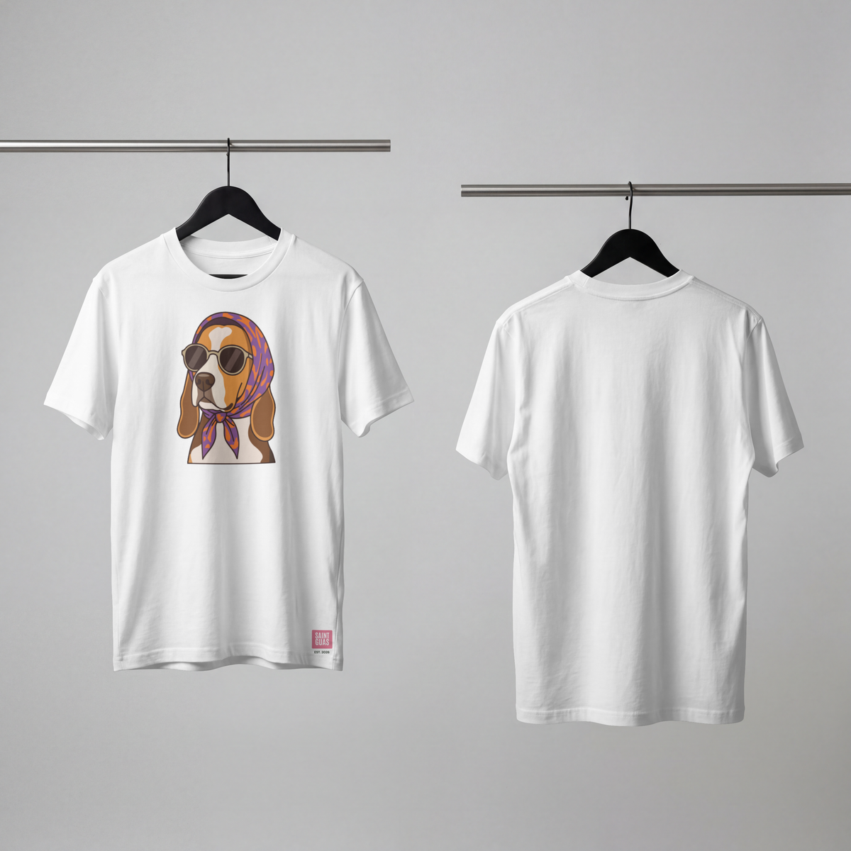 Saint Guas Mood Pet Capsule – Beagle Premium Oversize T-Shirt