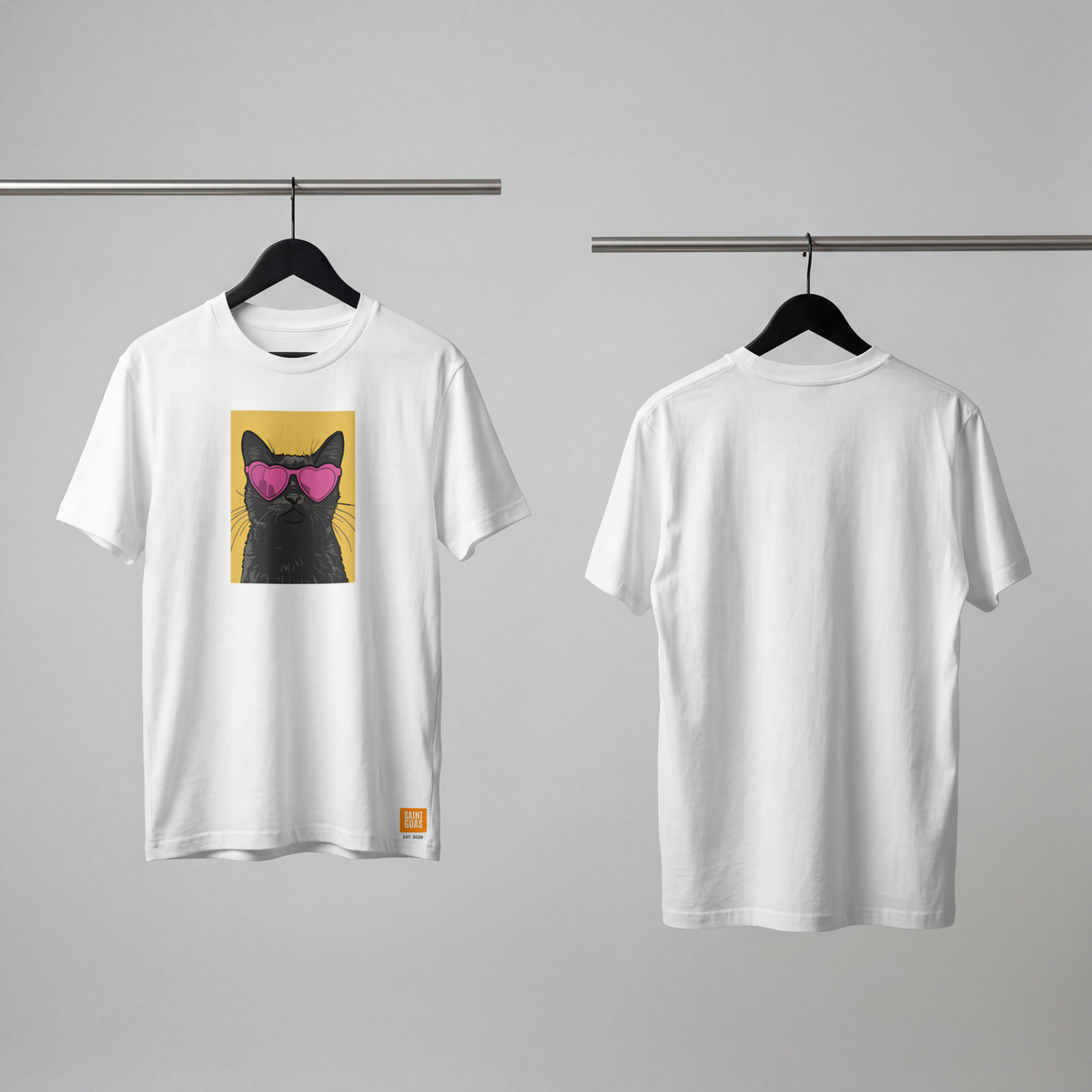 Saint Guas Mood Pet Capsule – Cat Club Premium Oversize T-Shirt
