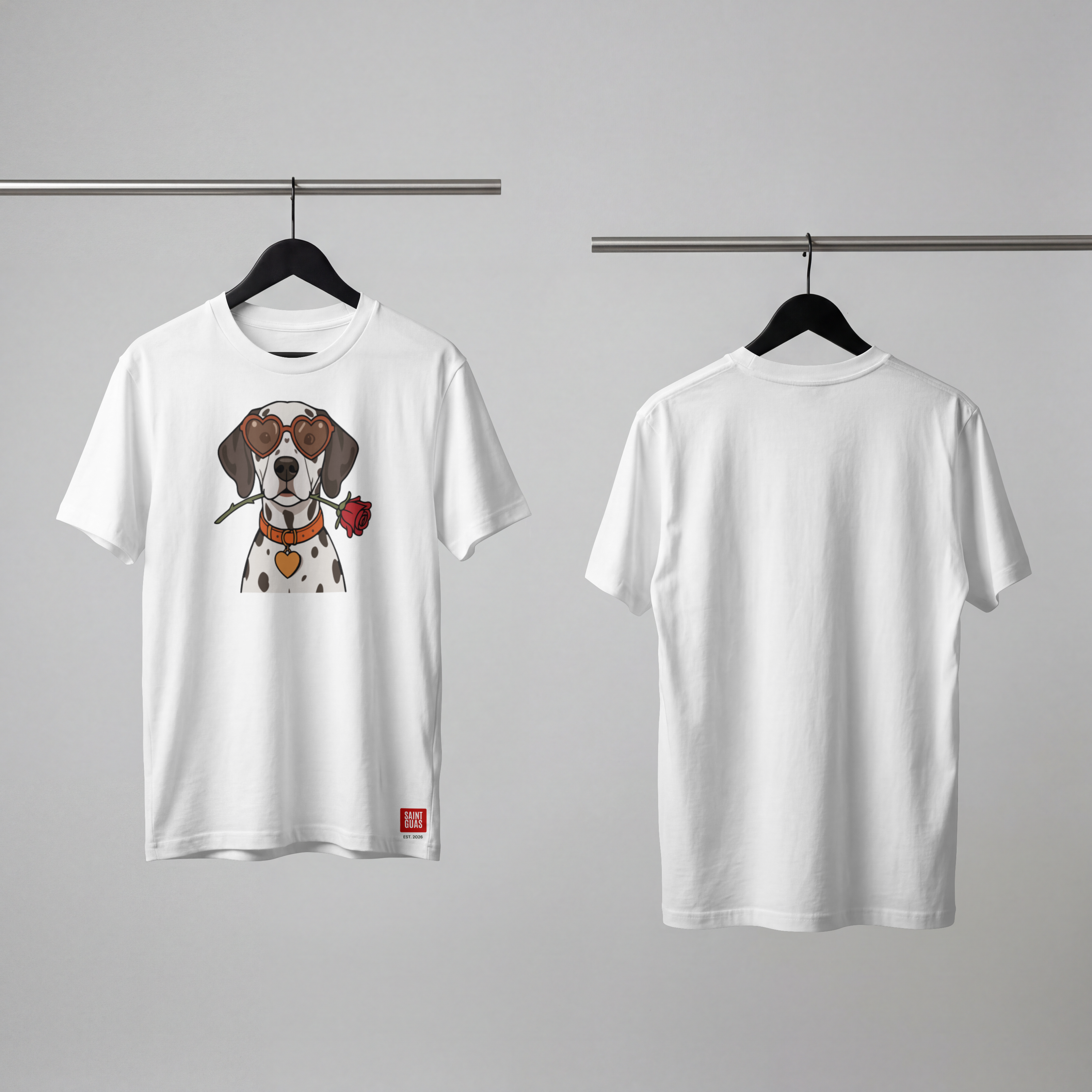 Saint Guas Mood Pet Capsule – Dalmatian Premium Oversize T-Shirt