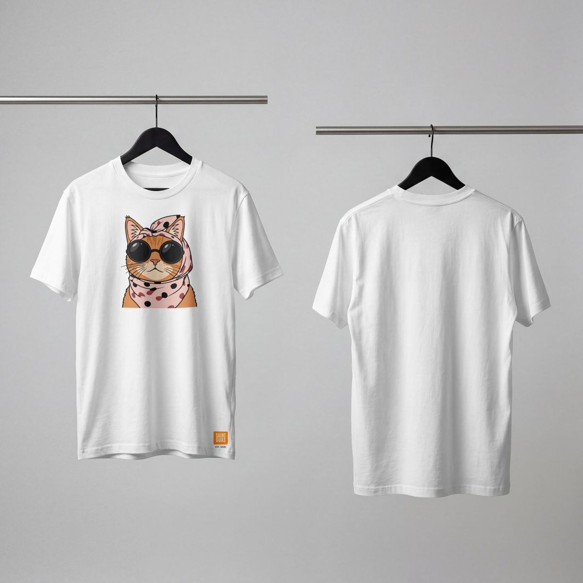 Saint Guas Mood Pet Capsule – Cool Cat Premium Oversize T-Shirt