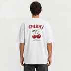 Saint Guas Statement Capsule – Cherry Premium Oversize T-Shirt