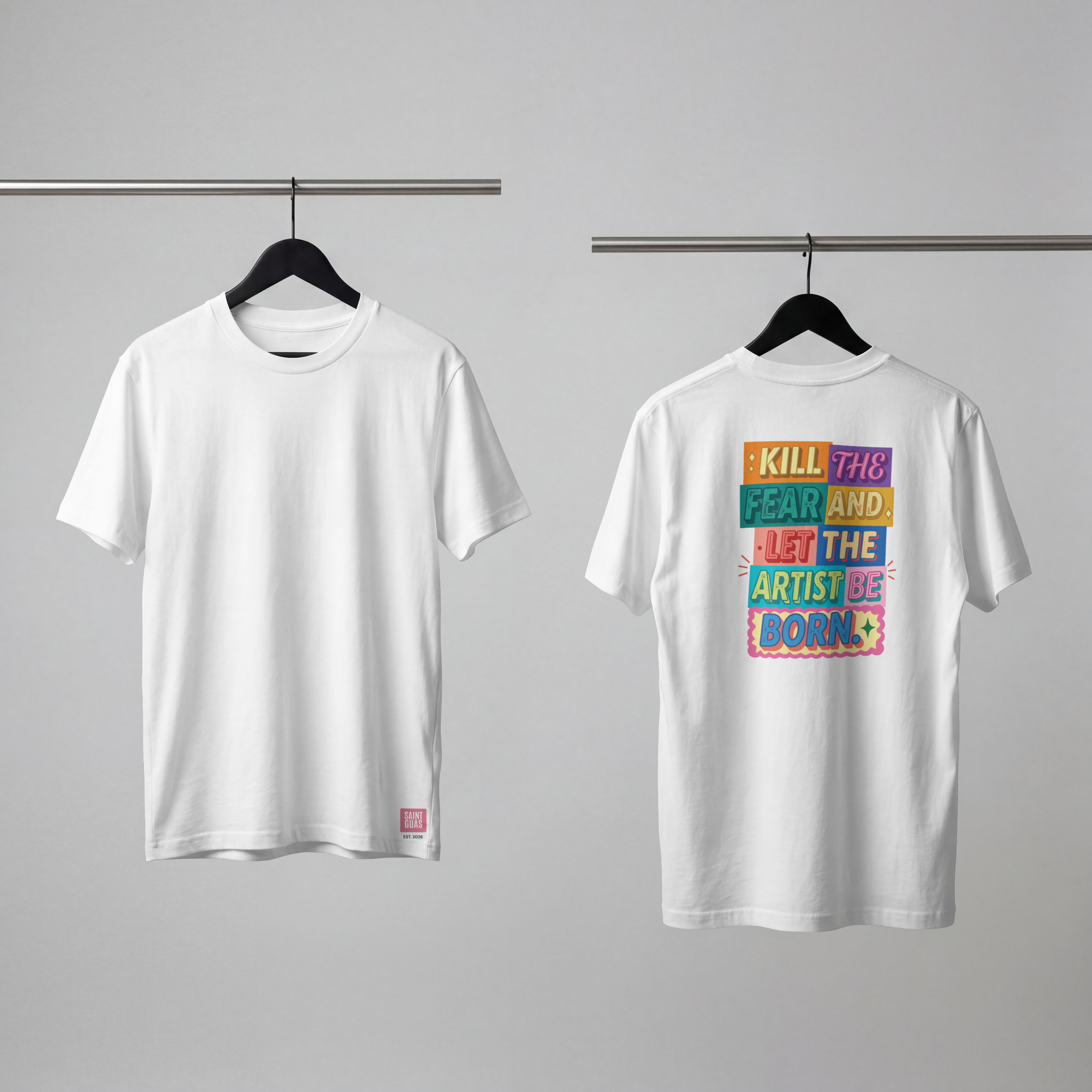 Saint Guas Statement Capsule – Espresso Girl Club Premium Oversize T-Shirt