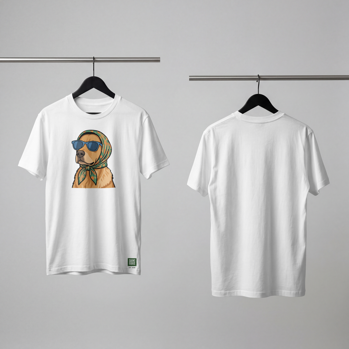Saint Guas Mood Pet Capsule – Golden Retriever Premium Oversize T-Shirt