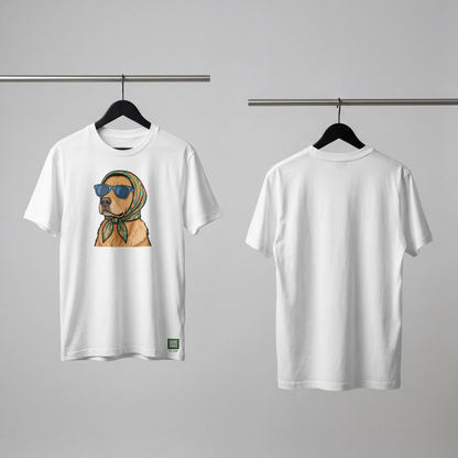 Saint Guas Mood Pet Capsule – Golden Retriever Premium Oversize T-Shirt