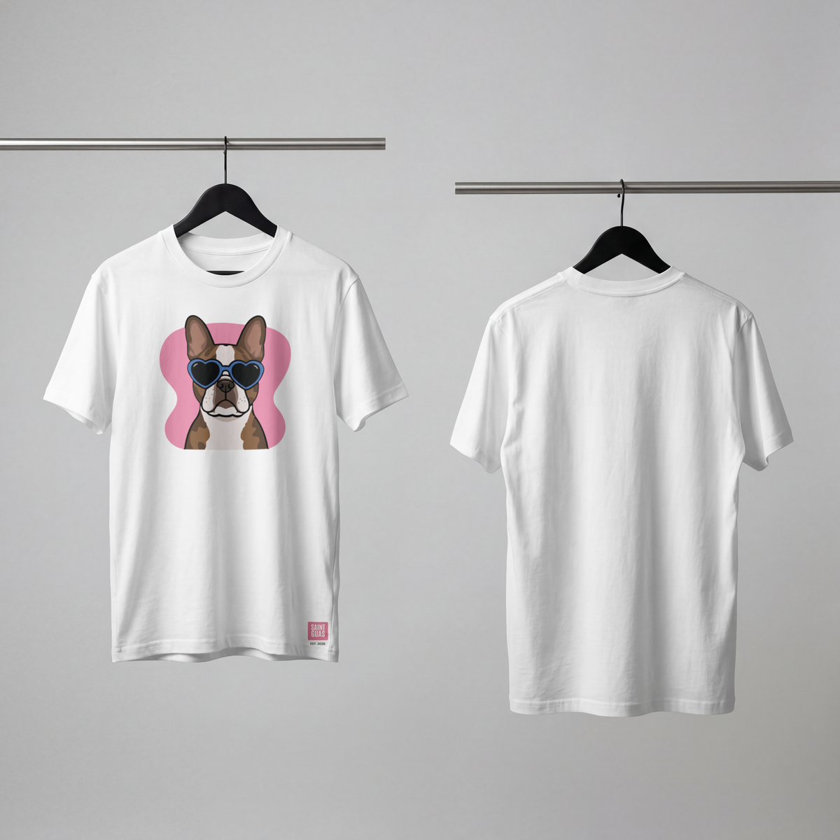 Saint Guas Mood Pet Capsule – Frenchie Premium Oversize T-Shirt