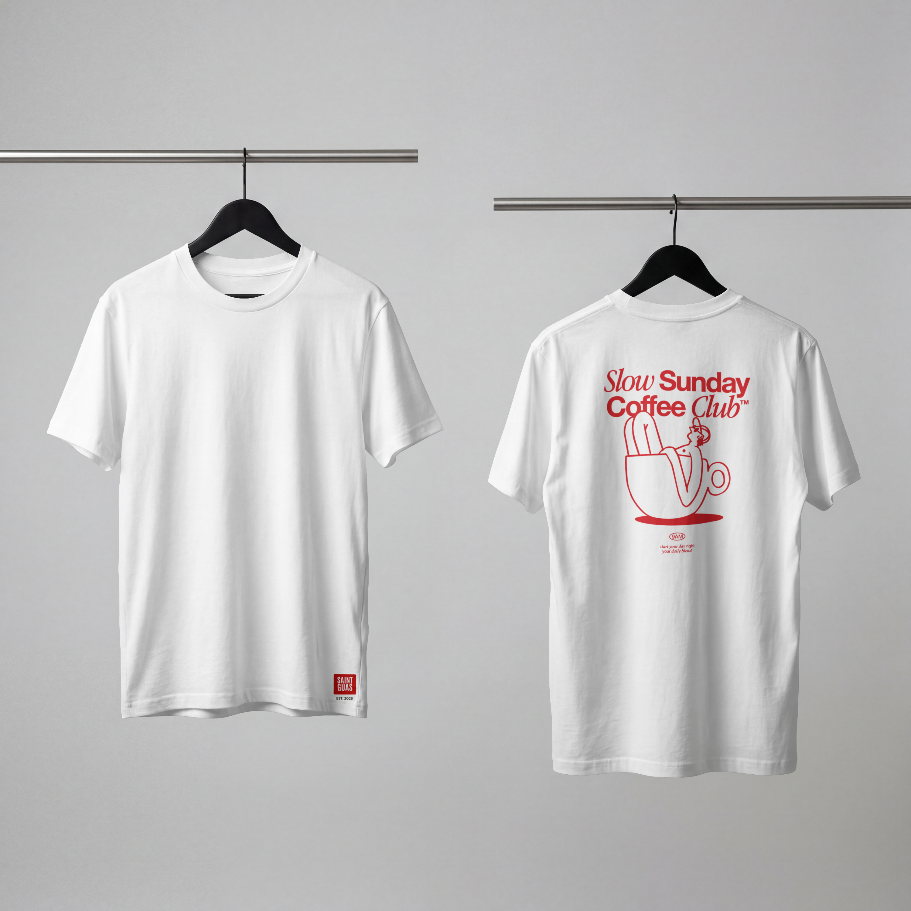 Saint Guas Statement Capsule – Slow Sunday Premium Oversize T-Shirt