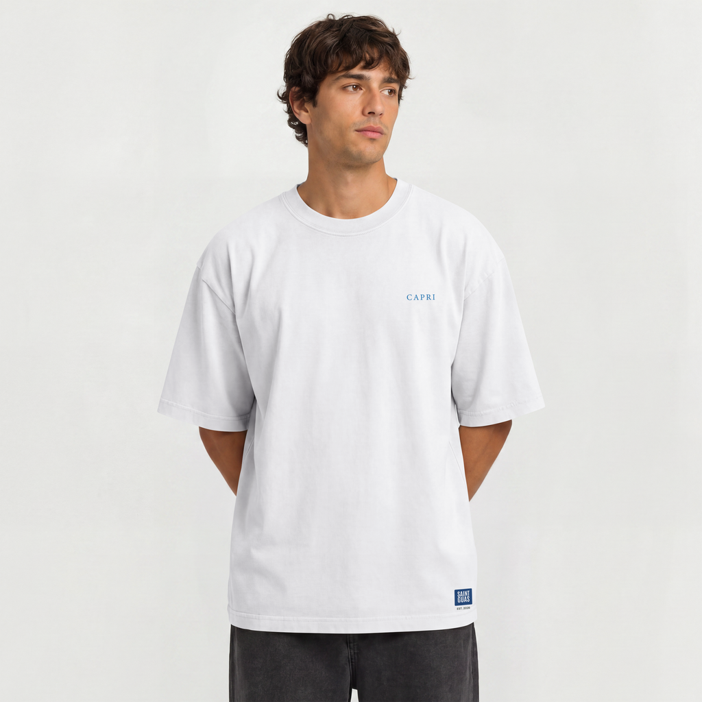 Saint Guas Statement Capsule – Capri Premium Oversize T-Shirt