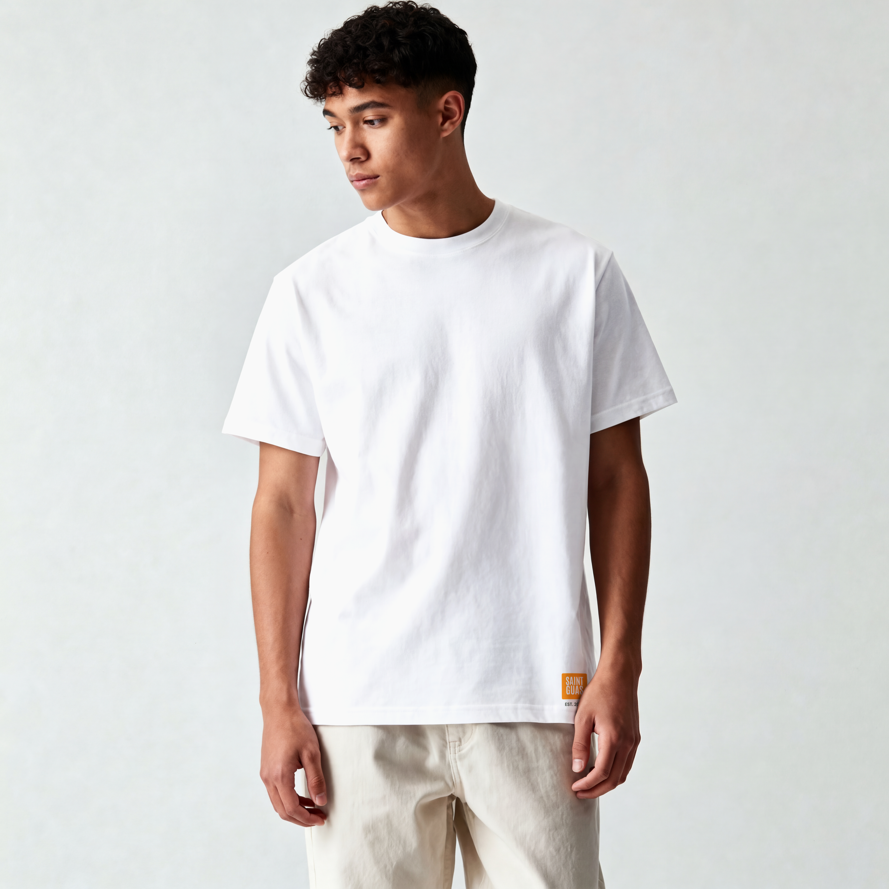 Saint Guas Statement Capsule – Espresso Girl Club Premium Oversize T-Shirt