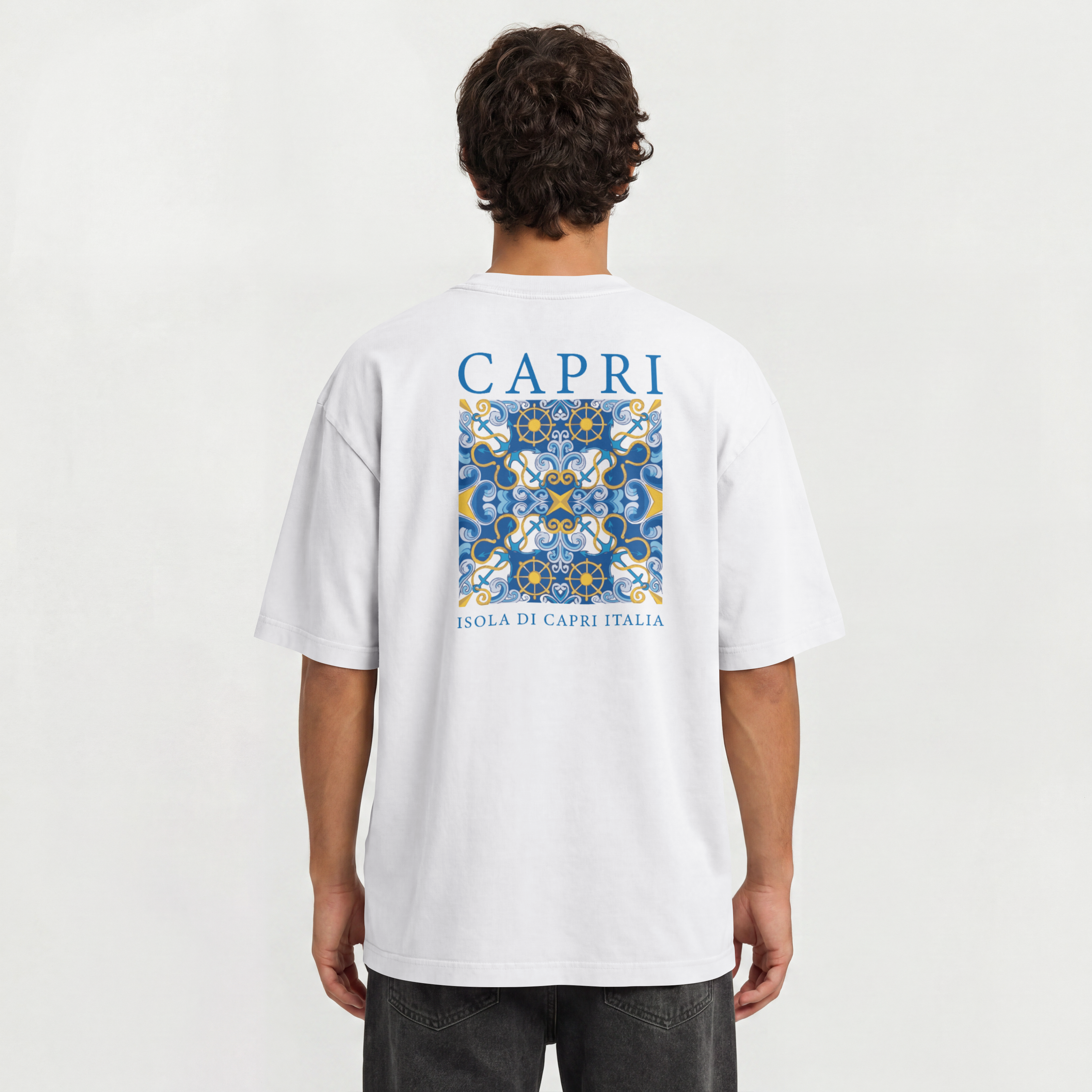 Saint Guas Statement Capsule – Capri Premium Oversize T-Shirt