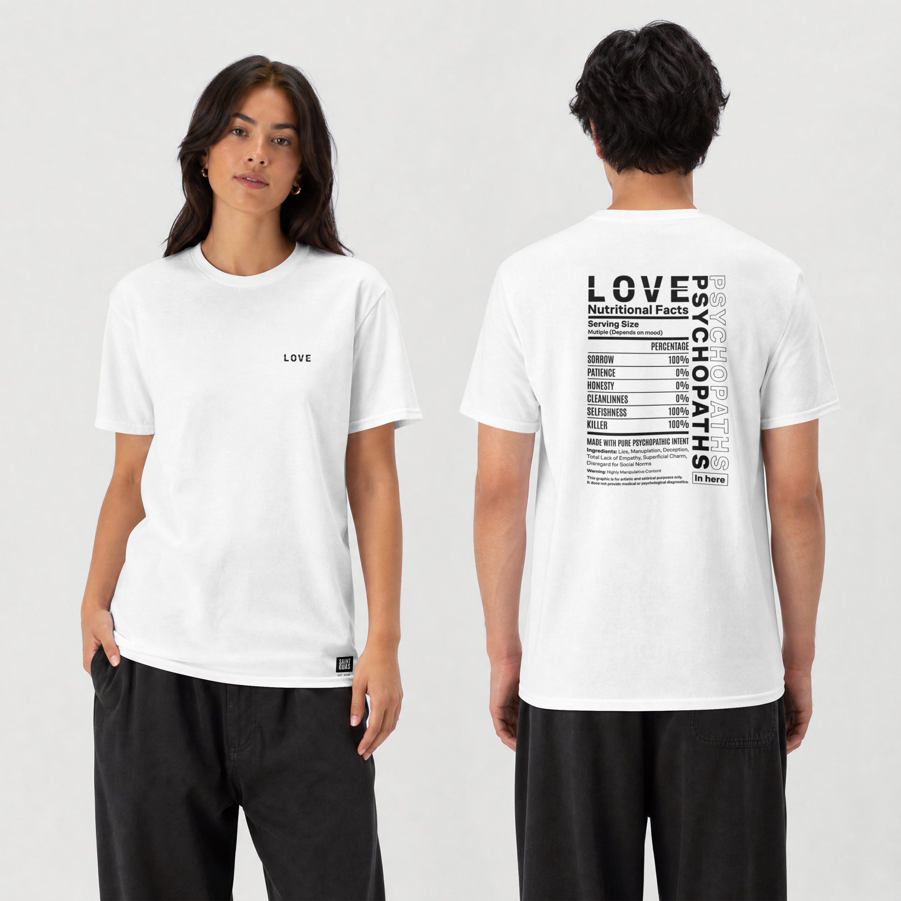 Saint Guas Mood Pet Capsule – Love Premium Oversize T-Shirt