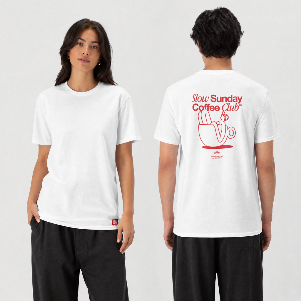 Saint Guas Statement Capsule – Slow Sunday Premium Oversize T-Shirt
