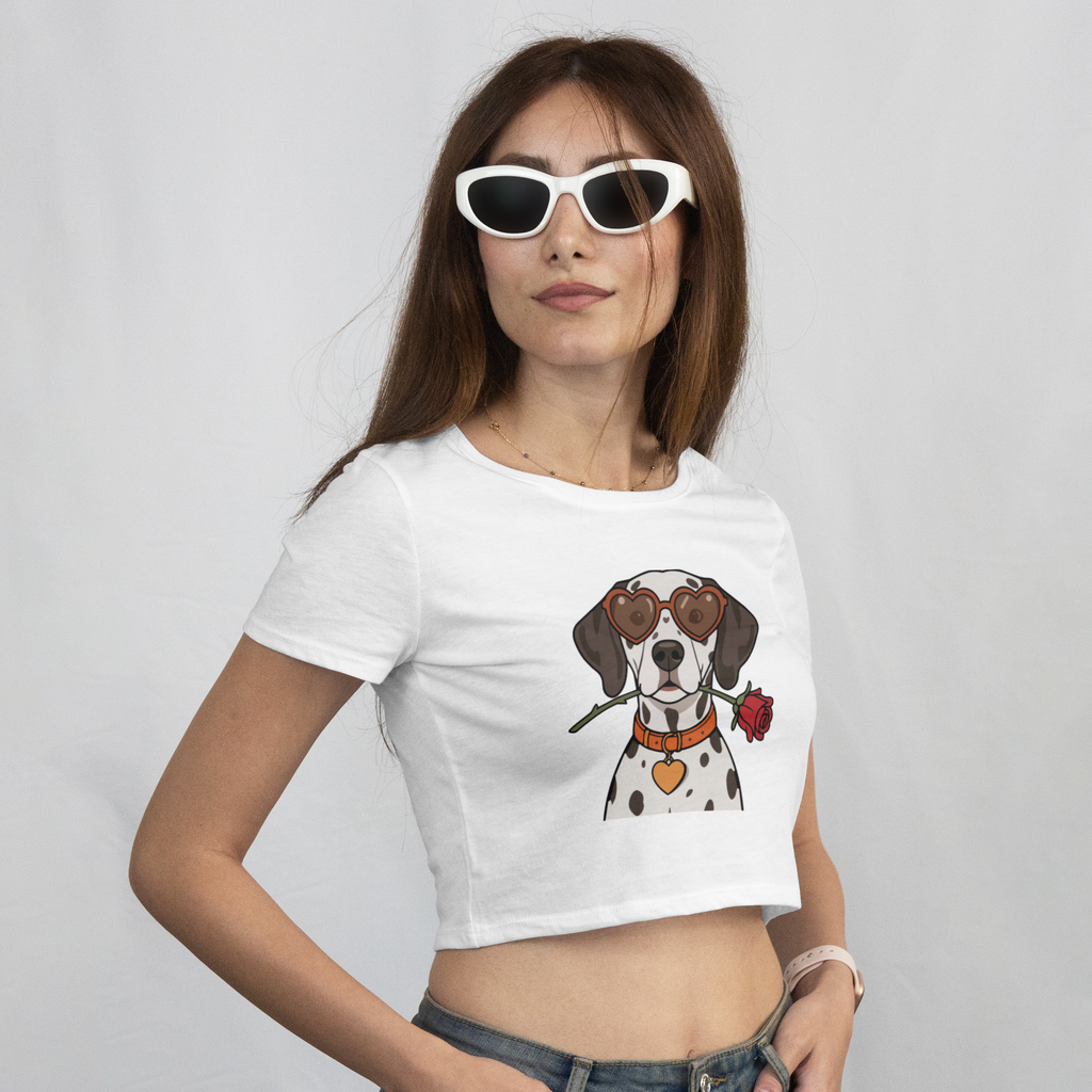Saint Guas Mood Pet Capsule - Dalmatian Premium Crop T-Shirt
