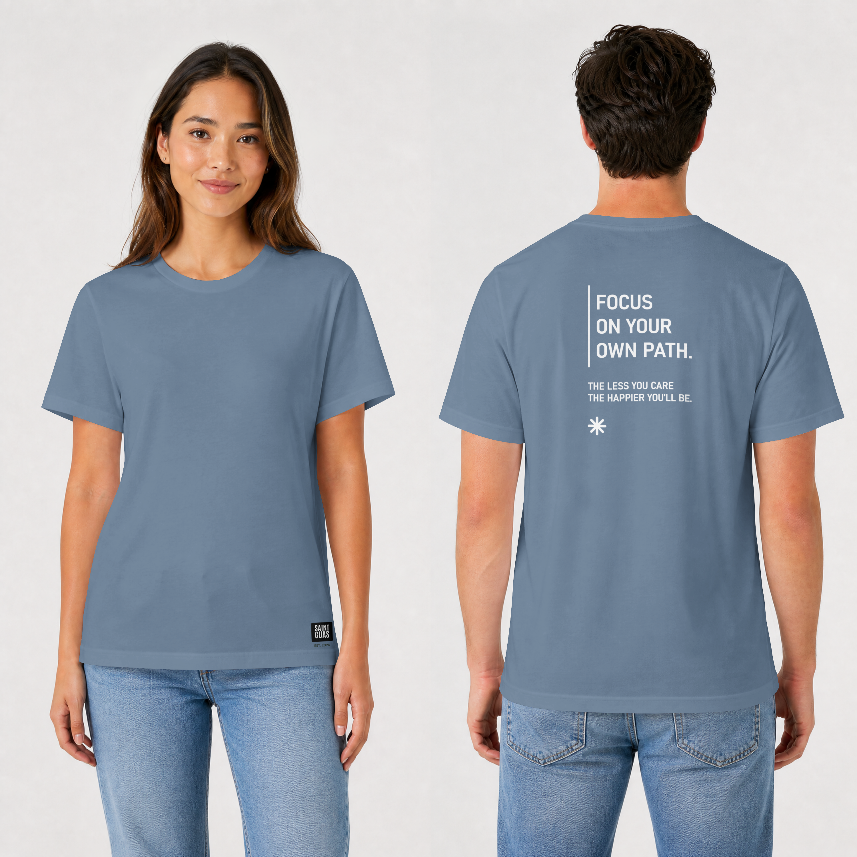 Saint Guas Mood Pet Capsule – Focus On Your Path Premium Regular T-Shirt