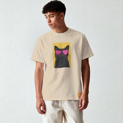 Saint Guas Mood Pet Capsule – Cat Club Premium Oversize T-Shirt