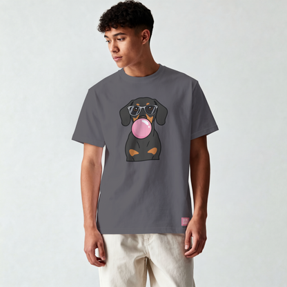 Saint Guas Mood Pet Capsule – Black Lab Premium Oversize T-Shirt