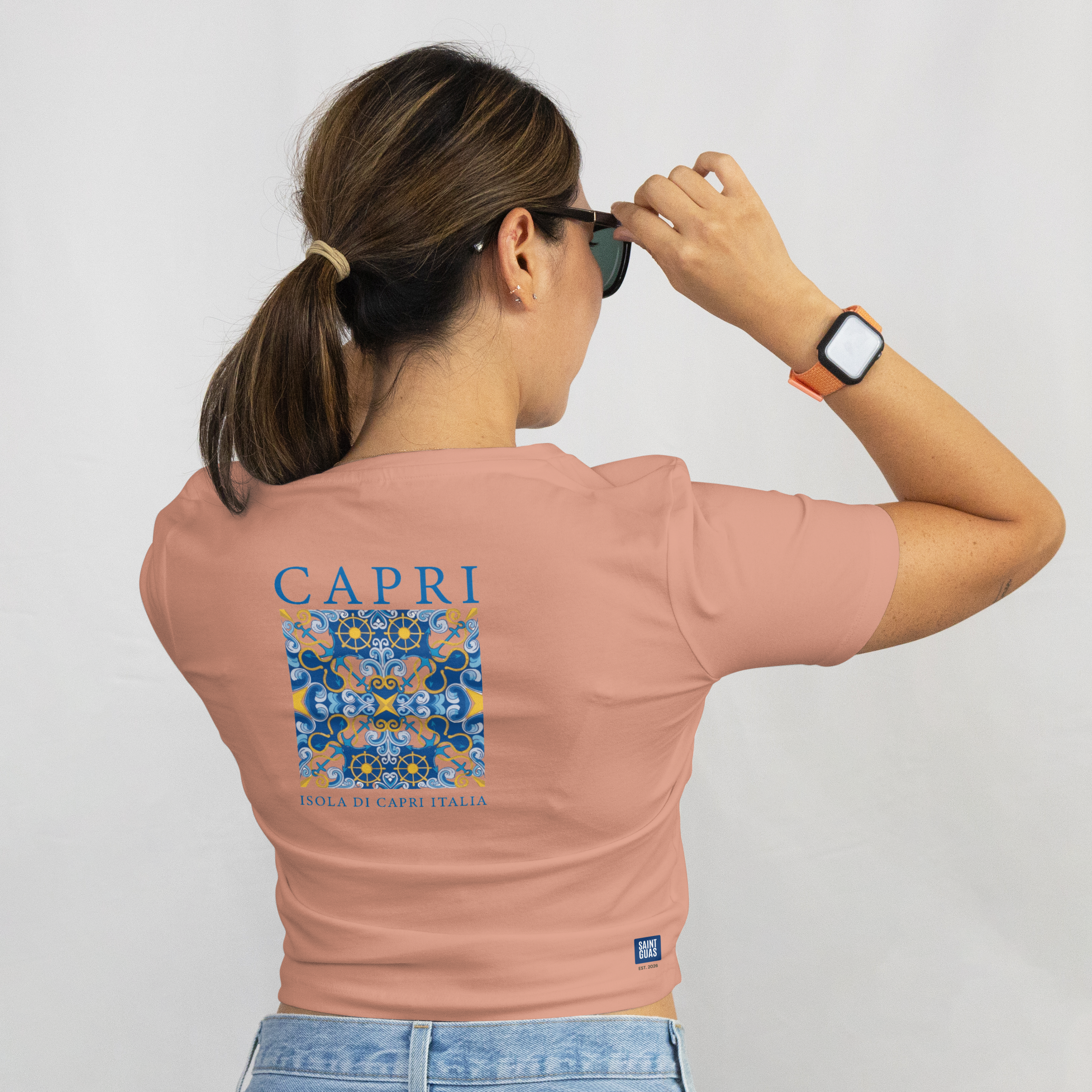 Saint Guas Statement Capsule -  Capri Premium Crop T-Shirt