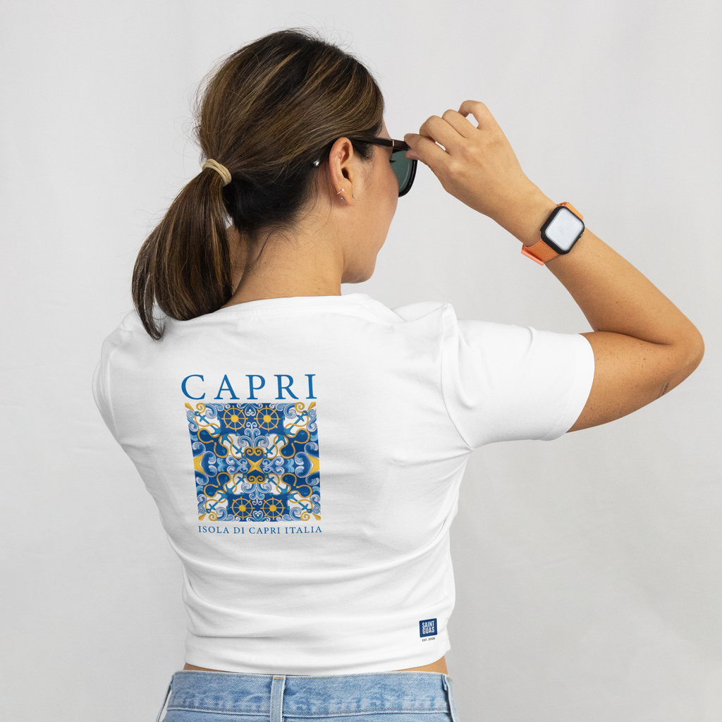 Saint Guas Statement Capsule -  Capri Premium Crop T-Shirt