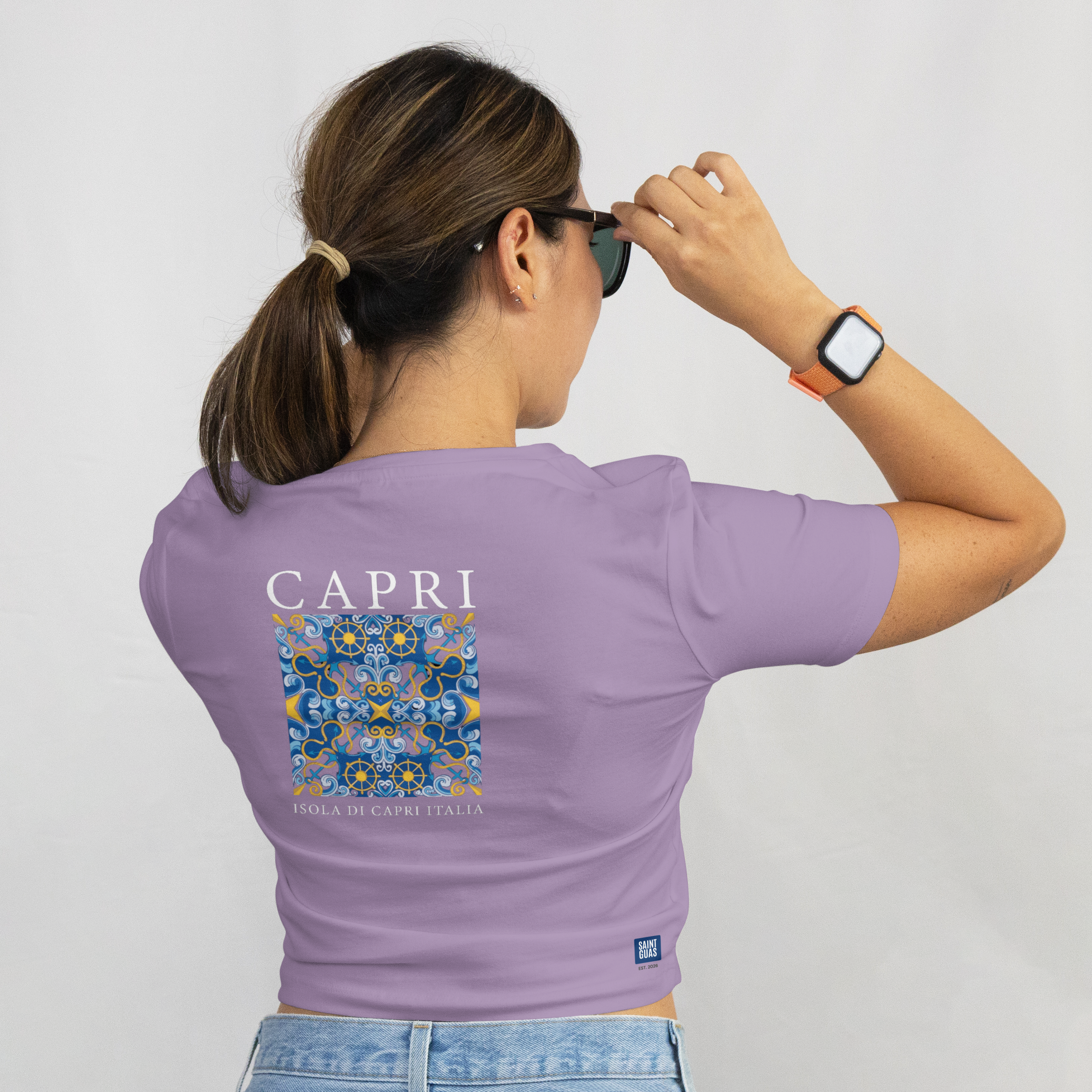Saint Guas Statement Capsule -  Capri Premium Crop T-Shirt