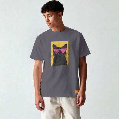 Saint Guas Mood Pet Capsule – Cat Club Premium Oversize T-Shirt