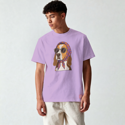Saint Guas Mood Pet Capsule – Beagle Premium Oversize T-Shirt