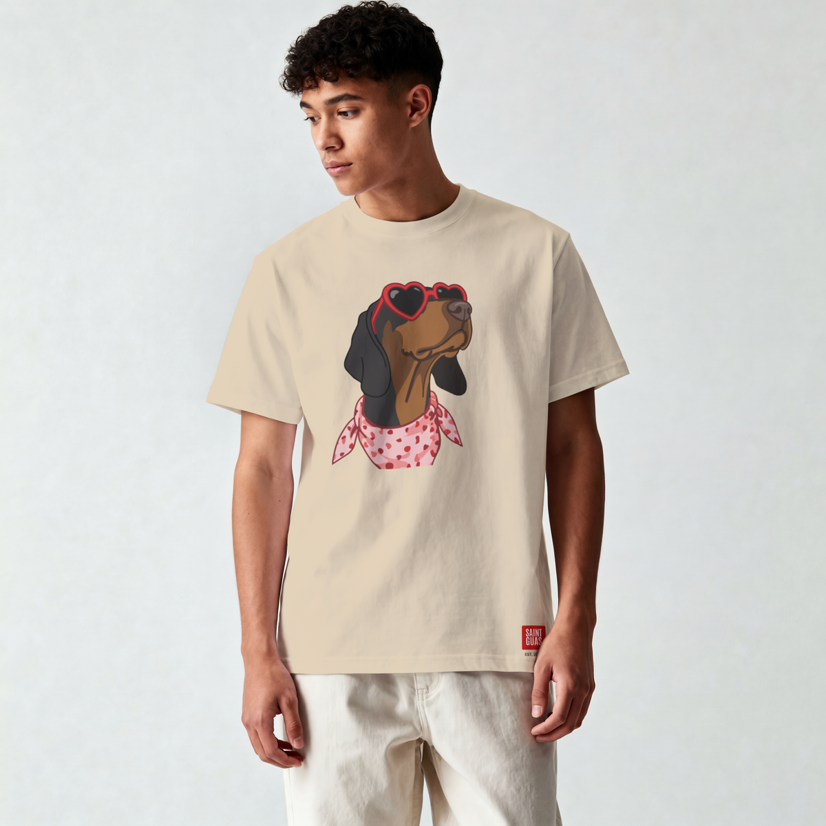 Saint Guas Mood Pet Capsule – Pointer Premium Oversize T-Shirt