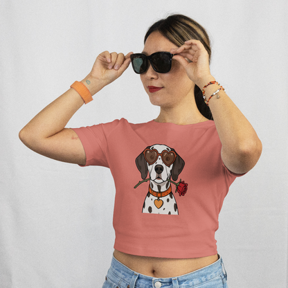 Saint Guas Mood Pet Capsule - Dalmatian Premium Crop T-Shirt