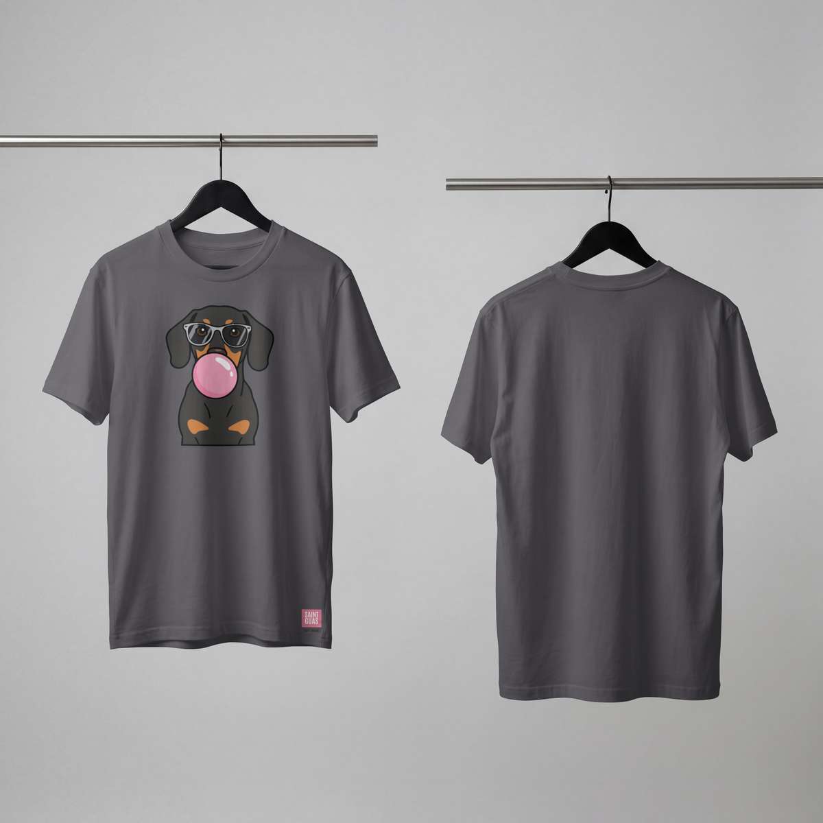 Saint Guas Mood Pet Capsule – Black Lab Premium Oversize T-Shirt