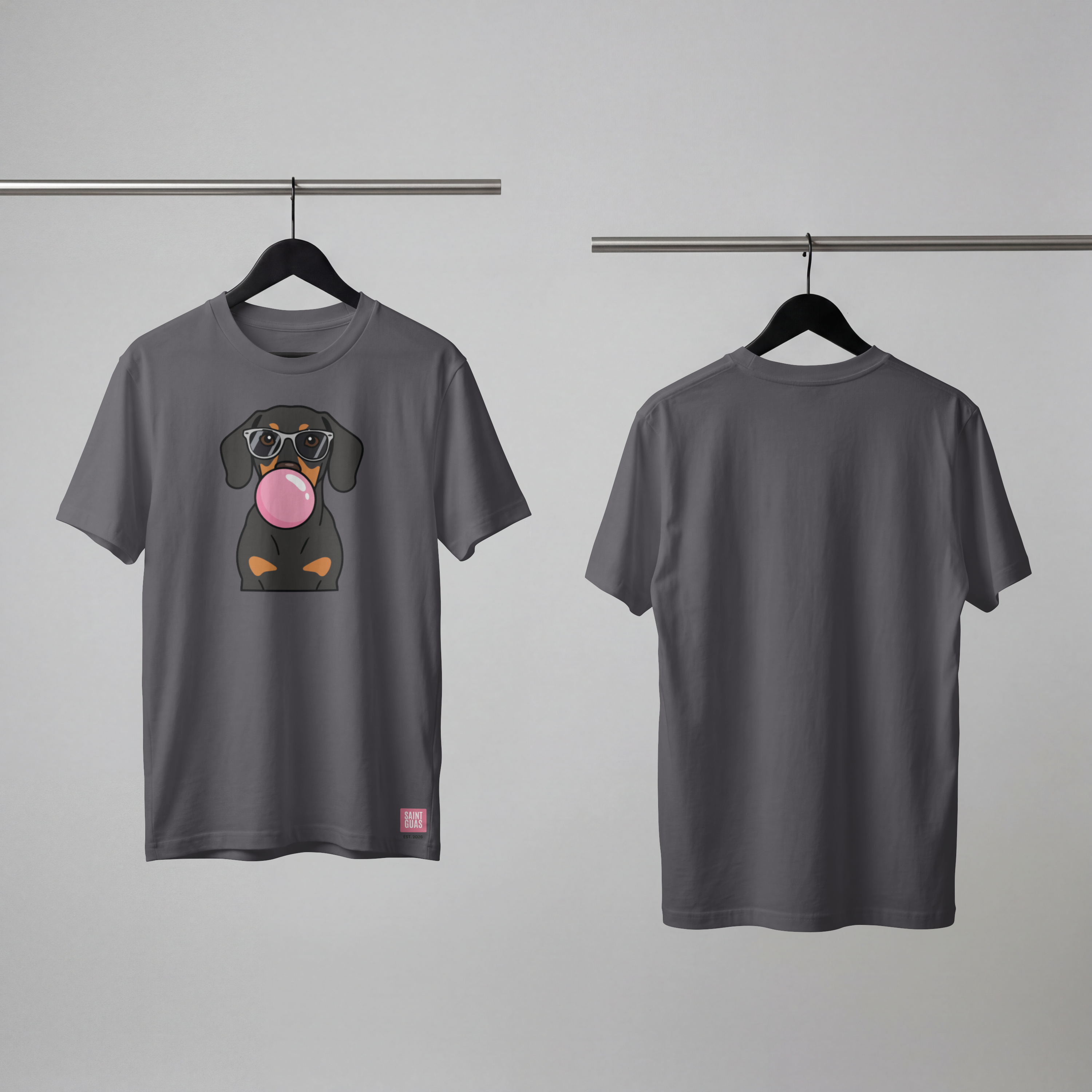 Saint Guas Mood Pet Capsule – Black Lab Premium Oversize T-Shirt