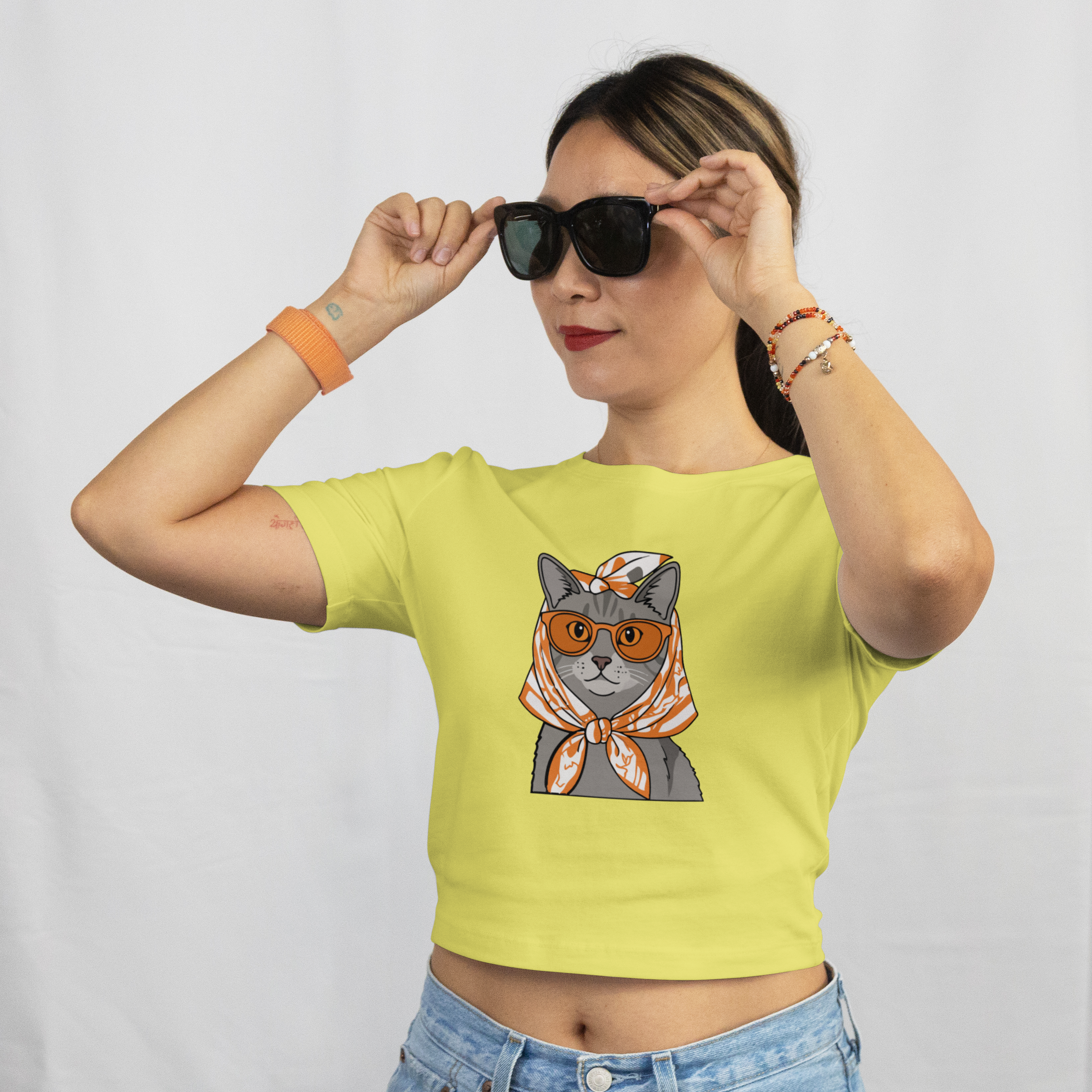 Saint Guas Mood Pet Capsule - Catue Premium Crop T-Shirt