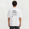 Saint Guas Statement Capsule – Focus On Your Path Premium Oversize T-Shirt