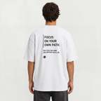Saint Guas Statement Capsule – Focus On Your Path Premium Oversize T-Shirt
