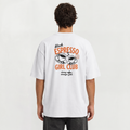 Saint Guas Statement Capsule – Espresso Girl Club Premium Oversize T-Shirt