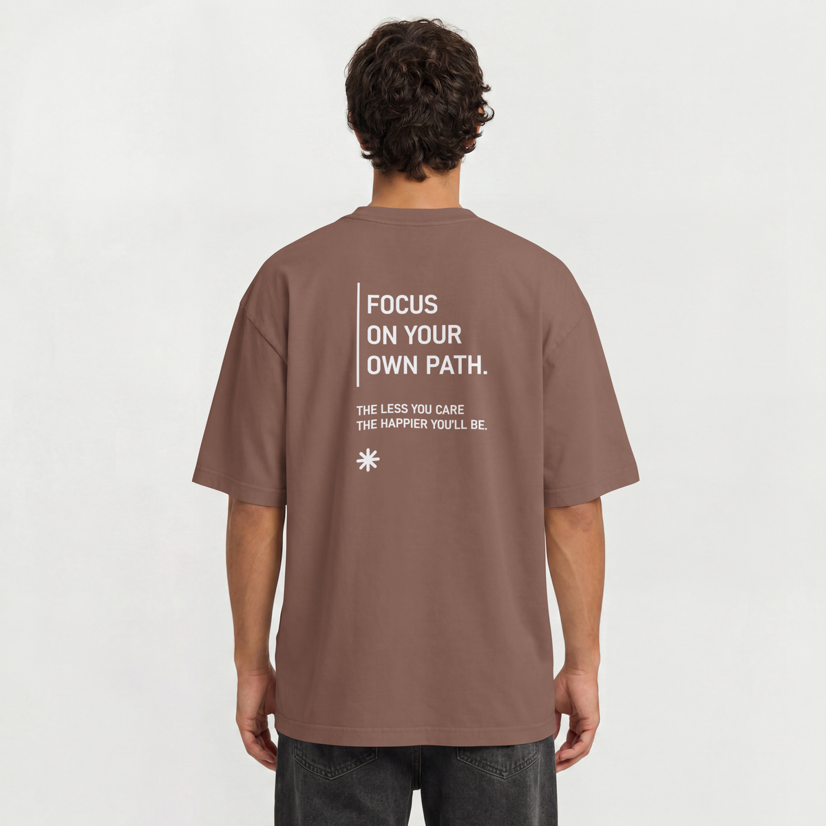 Saint Guas Statement Capsule – Focus On Your Path Premium Oversize T-Shirt