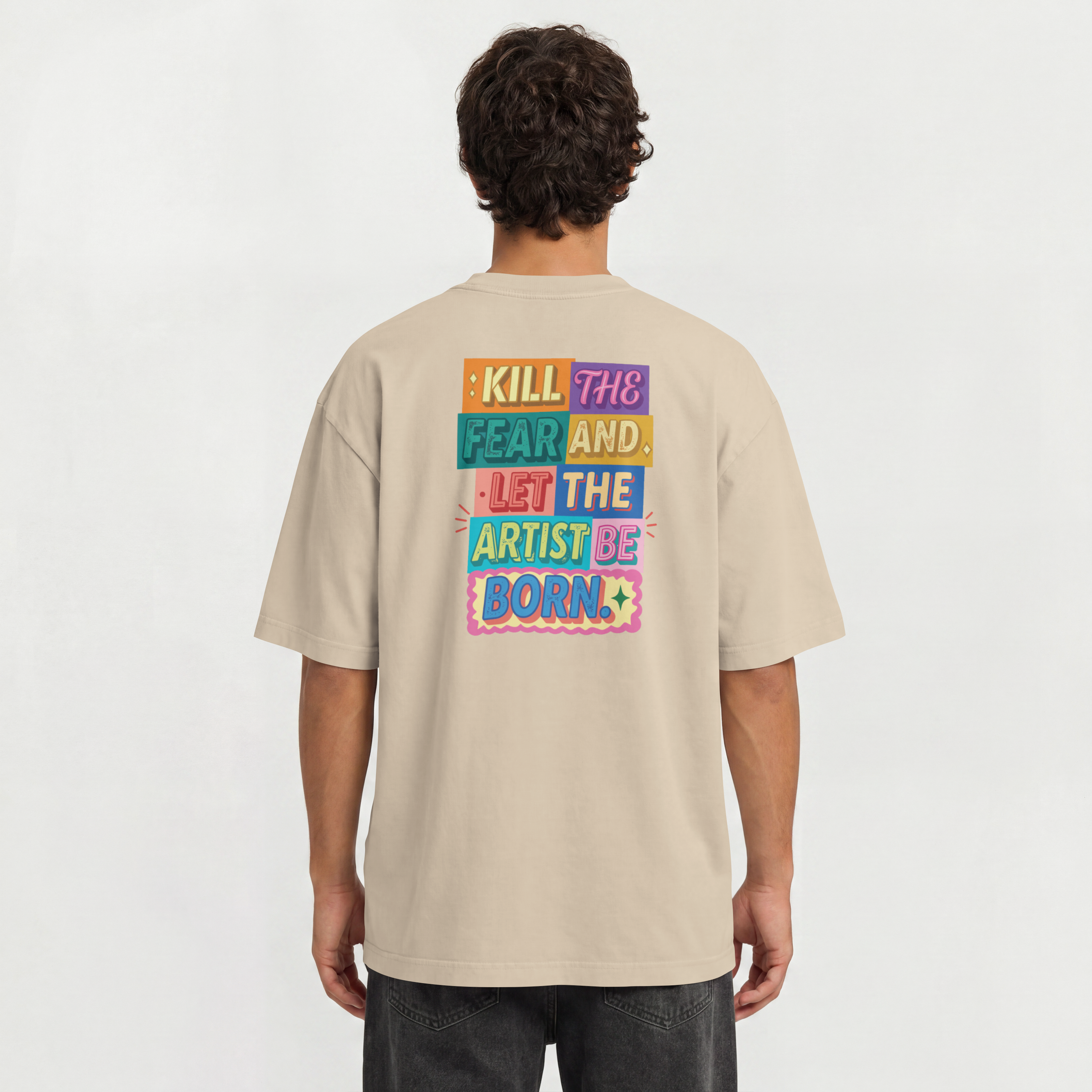 Saint Guas Statement Capsule – Espresso Girl Club Premium Oversize T-Shirt