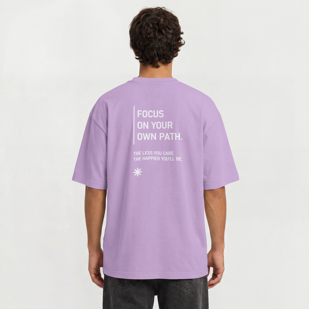 Saint Guas Statement Capsule – Focus On Your Path Premium Oversize T-Shirt