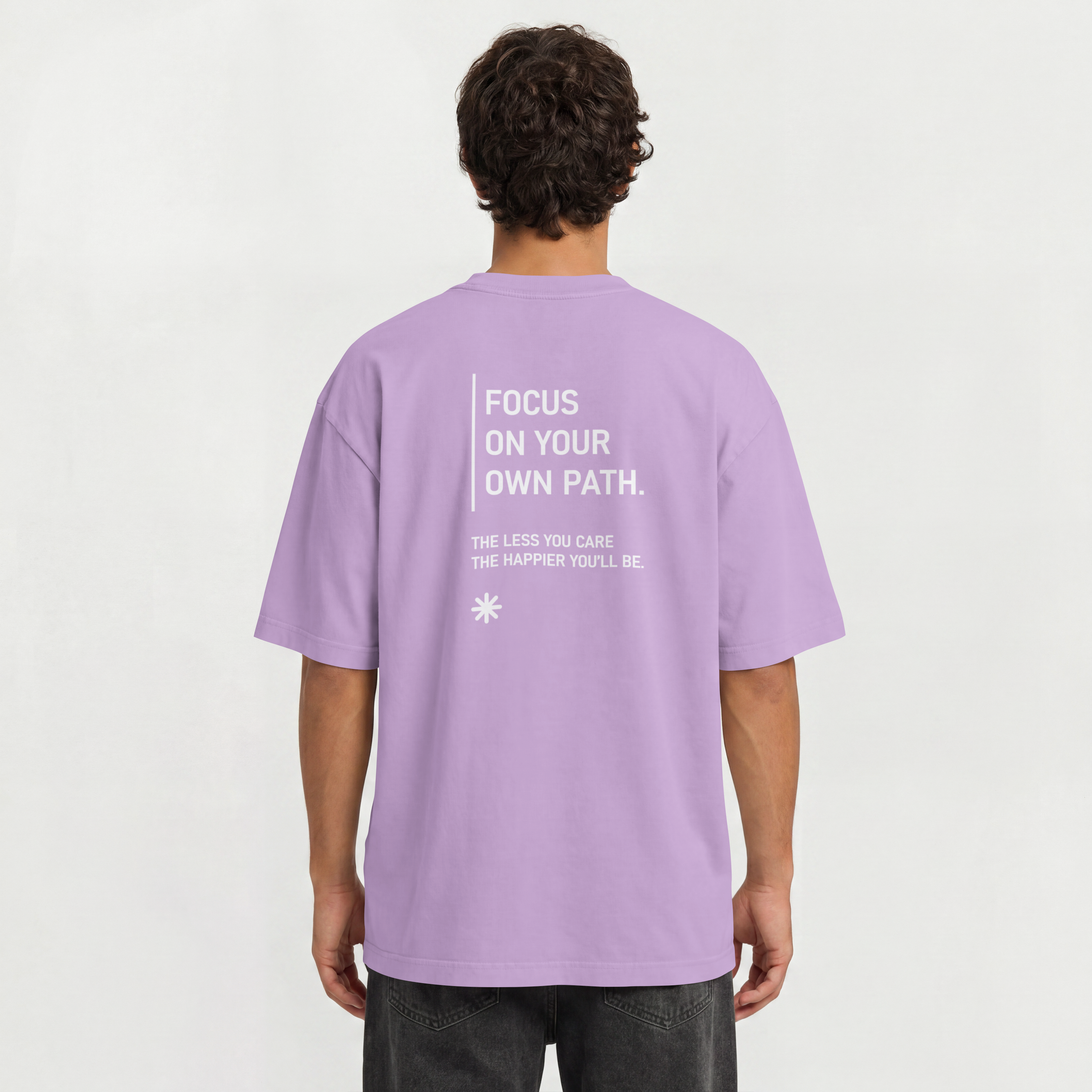 Saint Guas Statement Capsule – Focus On Your Path Premium Oversize T-Shirt