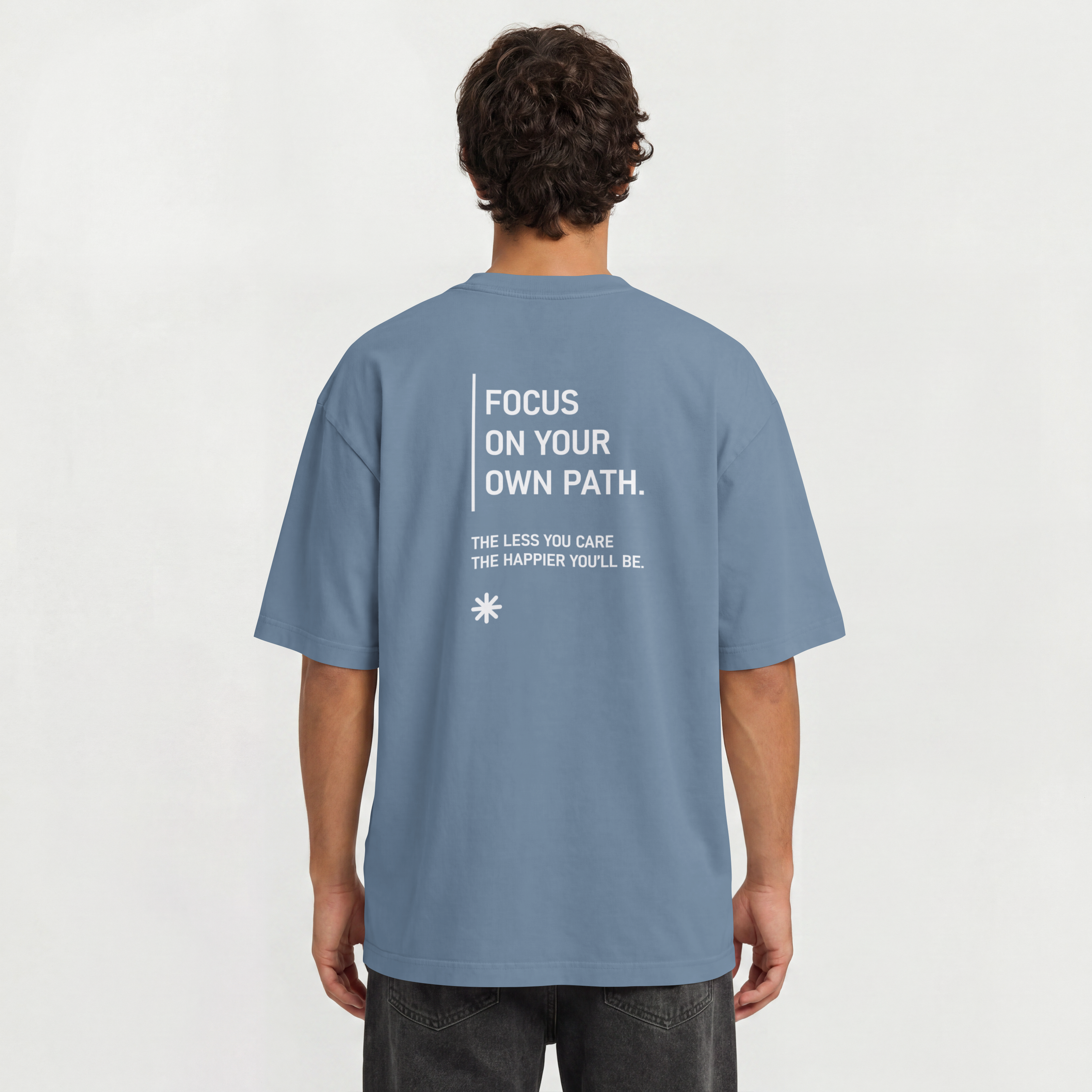 Saint Guas Statement Capsule – Focus On Your Path Premium Oversize T-Shirt