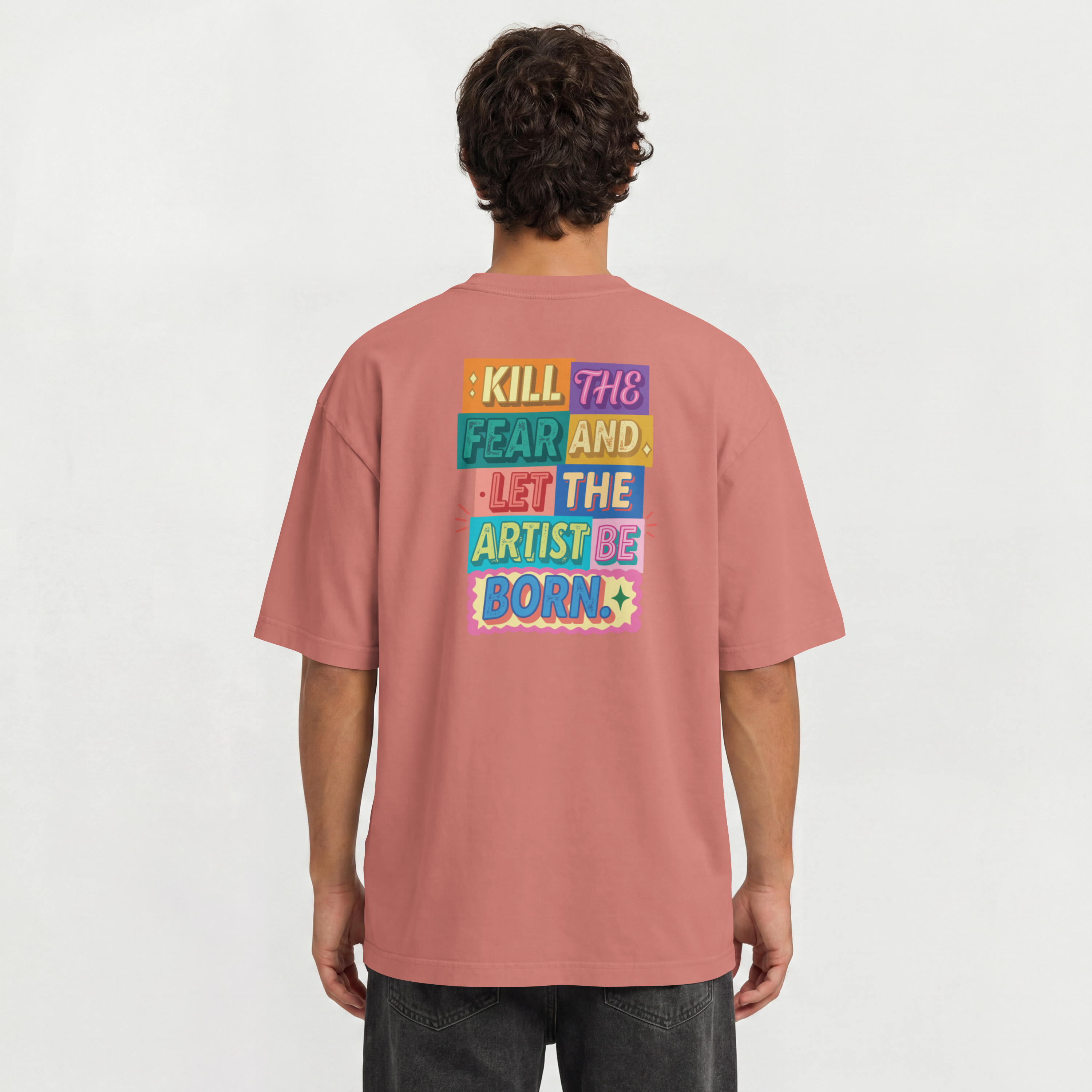 Saint Guas Statement Capsule – Espresso Girl Club Premium Oversize T-Shirt
