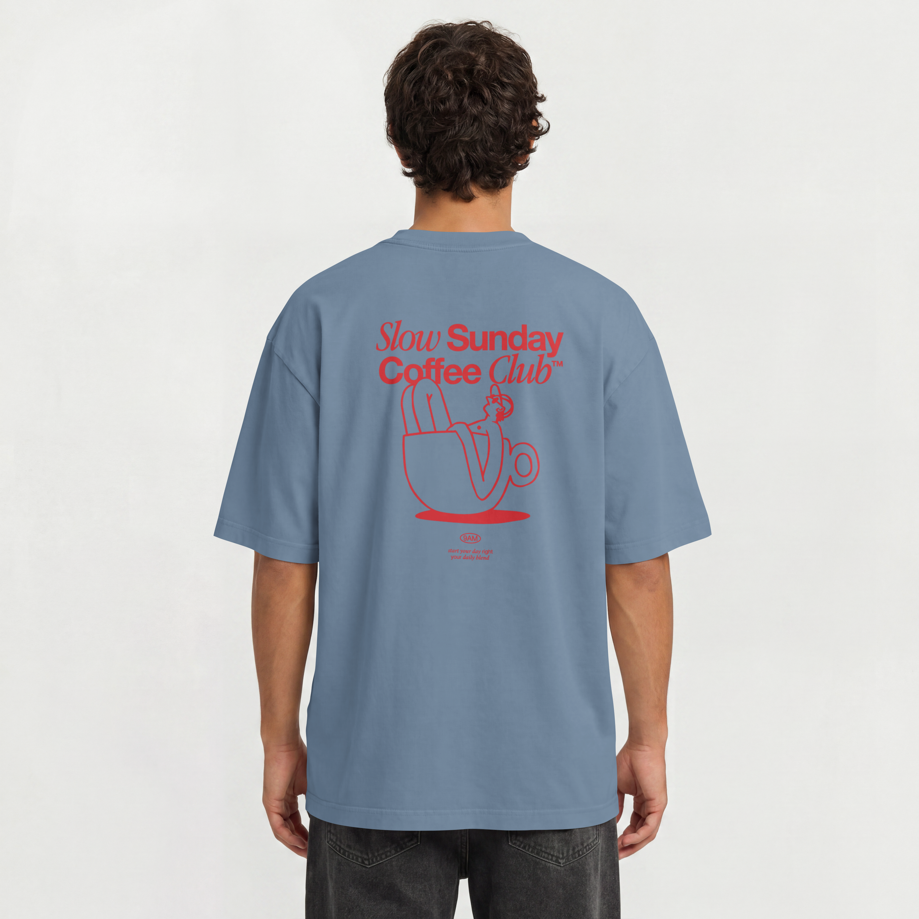 Saint Guas Statement Capsule – Slow Sunday Premium Oversize T-Shirt