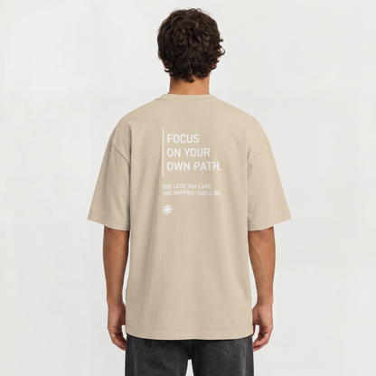 Saint Guas Statement Capsule – Focus On Your Path Premium Oversize T-Shirt