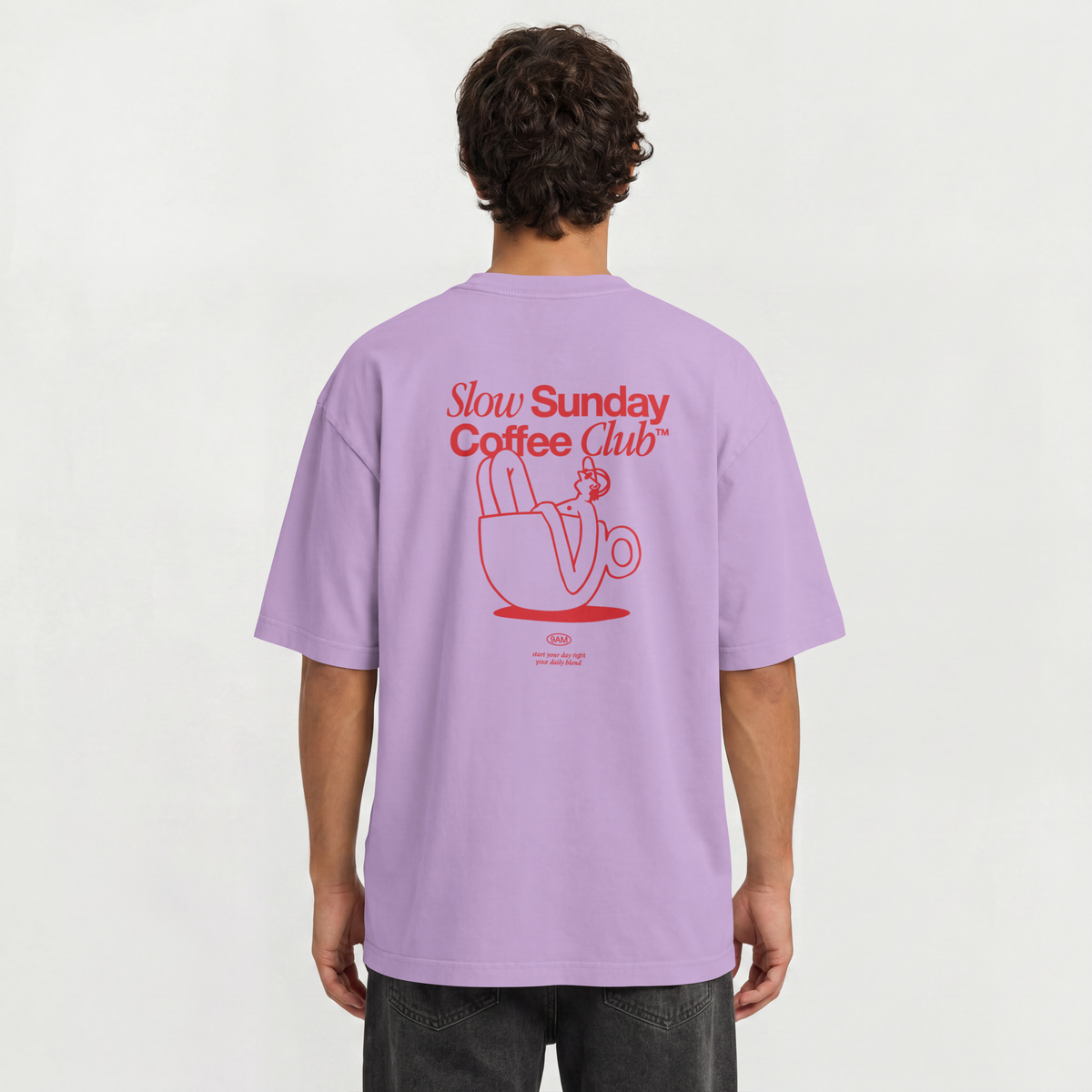 Saint Guas Statement Capsule – Slow Sunday Premium Oversize T-Shirt